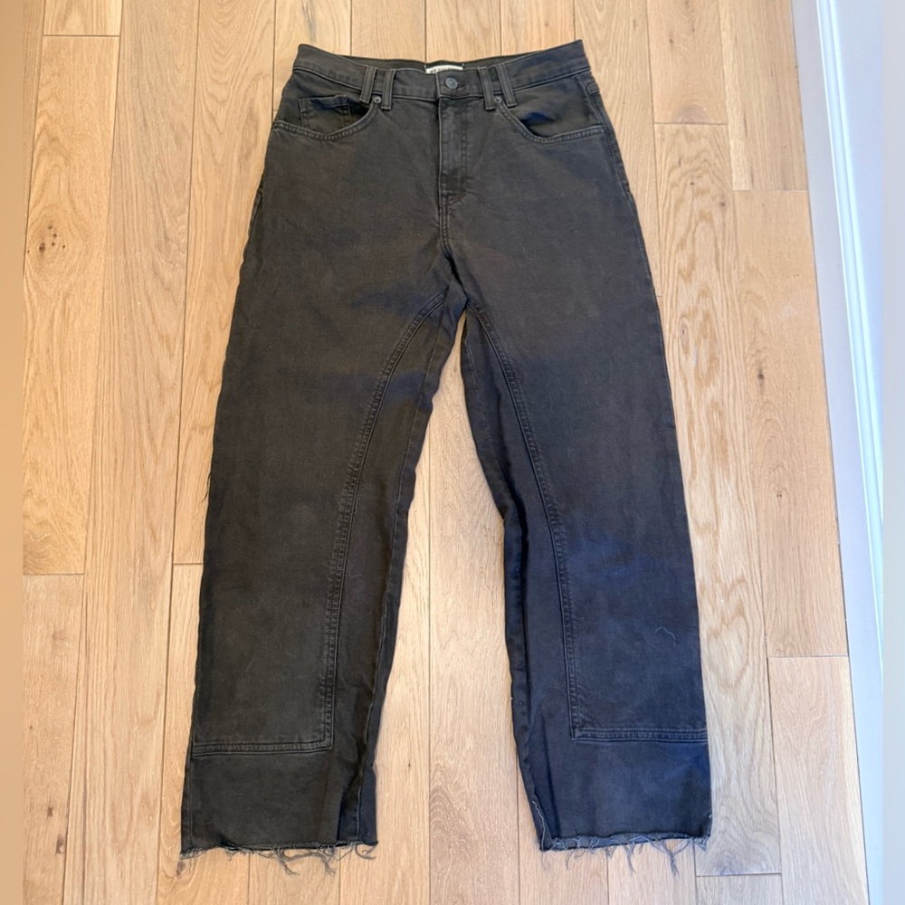 We The Free Risk Taker Straight Pant In Workwear (brown hue) - Picture 5 of 16